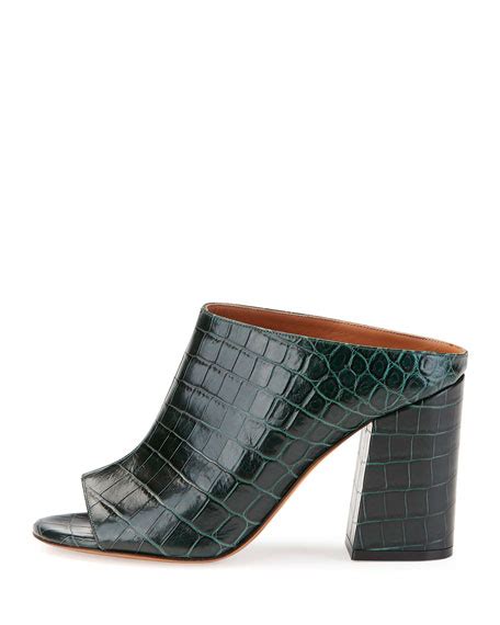 givenchy croc embossed mule|Givenchy Paris Croc.